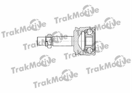 40-0725 trakmotive SMART Шрус зовнішній к-кт 21/25 зуб. FORFOUR (454) 1.1 04-06