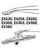 EX282 Trico Щiтка склоочисн. 280 скла заднього OPEL Astra, Corsa TRICOFIT (вир-во Trico) (фото 2)