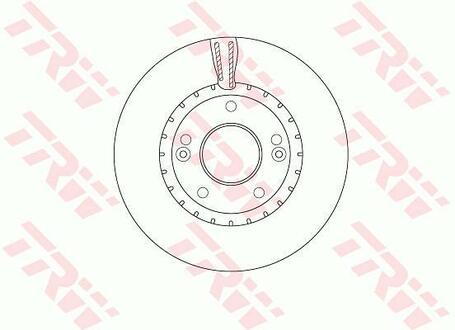 DF6628 TRW Гальмівний диск