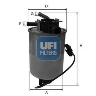 24.018.01 UFI Топливный фильтр