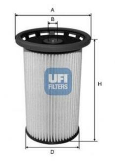 26.025.00 UFI Фільтр паливний VAG 3.0, 4.2 TDI 10- (вир-во UFI)
