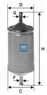 3150100 UFI Фильтр паливний
