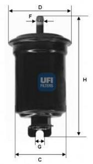 3151600 UFI Фильтр паливний