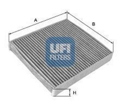 54.155.00 UFI Фильтр, воздух во внутренном пространстве