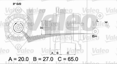 436733 Valeo Генератор