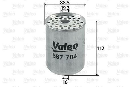 587704 Valeo Топливный фильтр