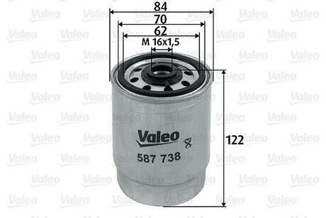587738 Valeo Топливный фільтр