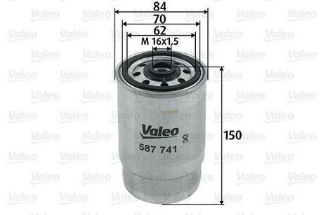 587741 Valeo Топливный фильтр