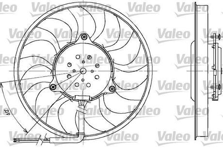 698611 Valeo Вентилятор, охлаждение двигателя