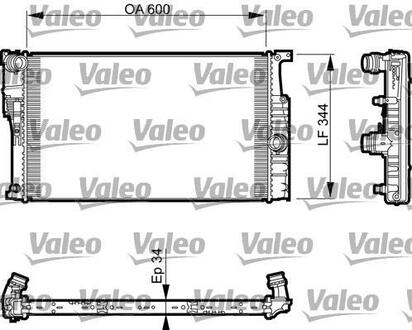 735493 Valeo Радіатор