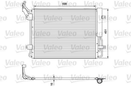 814091 Valeo Конденсатор, кондиционер