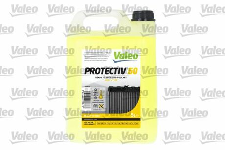 820878 Valeo Антифриз Valeo "Protectiv 50 G12 Yellow", 5 л Valeo 820878 оригінальна запчастина