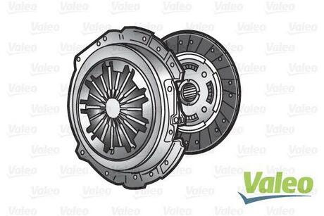 832169 Valeo Комплект зчеплення 2P VW CRAFTER 2.5 TDI VALEO 832169