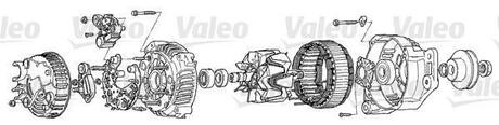 A13VI190 Valeo Генератор  відновлений BMW 3 E36 93-99, BMW 3 E46 99-05 VALEO A13VI190