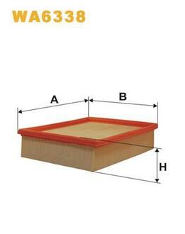 WA6338 WIX FILTERS Фільтр повітря