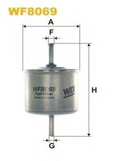 WF8056 WIX FILTERS Топливный фильтр