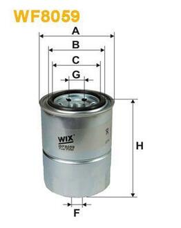 WF8059 WIX FILTERS Топливный фильтр