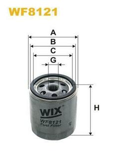 WF8121 WIX FILTERS Топливный фильтр