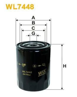 WL7448 WIX FILTERS Фільтр масляний