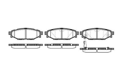 P10363.01 WOKING Колодки тормозные дисковые задние Subaru Forester (sh) 2.0 08-,Subaru Forester (sh) 2.5 08- ()