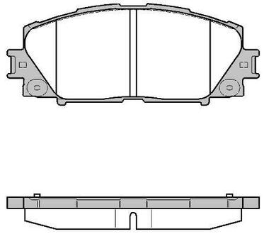 P1324310 WOKING Колодки тормозные дисковые передние Lexus Ct (zwa10_) 1.8 10-,Toyota Prius 1.8 0