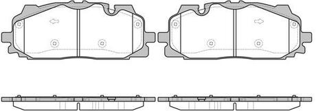 P1767300 WOKING Колодки тормозные дисковые передние Audi Q7 3.0 15- (P17673.00)