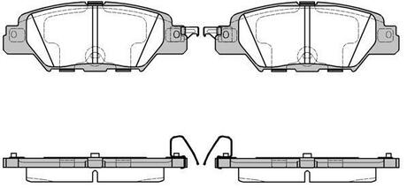 P17773.00 WOKING Гальмівні колодки задні  Mazda CX5  2.0-2.5 15-
