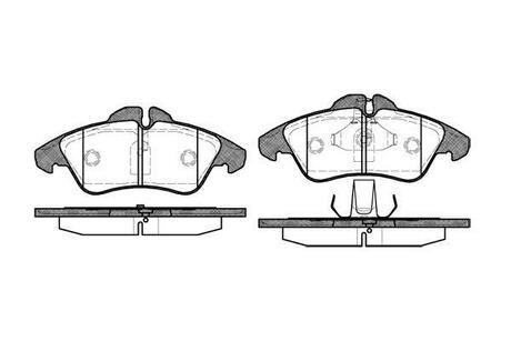 P4783.00 WOKING Комплект тормозных колодок, дисковый тормоз