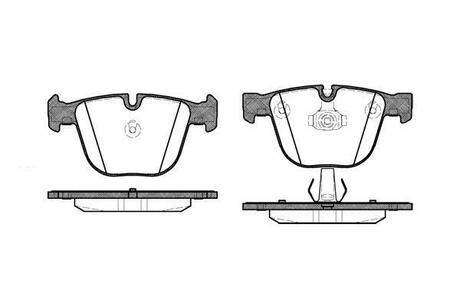 P9923.00 WOKING Колодки тормозные дисковые задні Bmw 1 3.0 07-13,Bmw 3 4.0 05-11,Bmw 3 4.0 05-13 ()